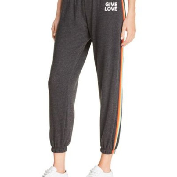 Spiritual Gangster Gray GIVE LOVE Sweats Large